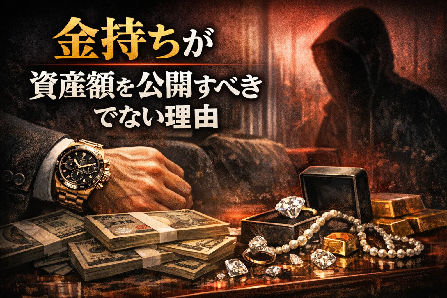 「金持ちが資産額を公開すべきでない理由」を思考実験で説明する