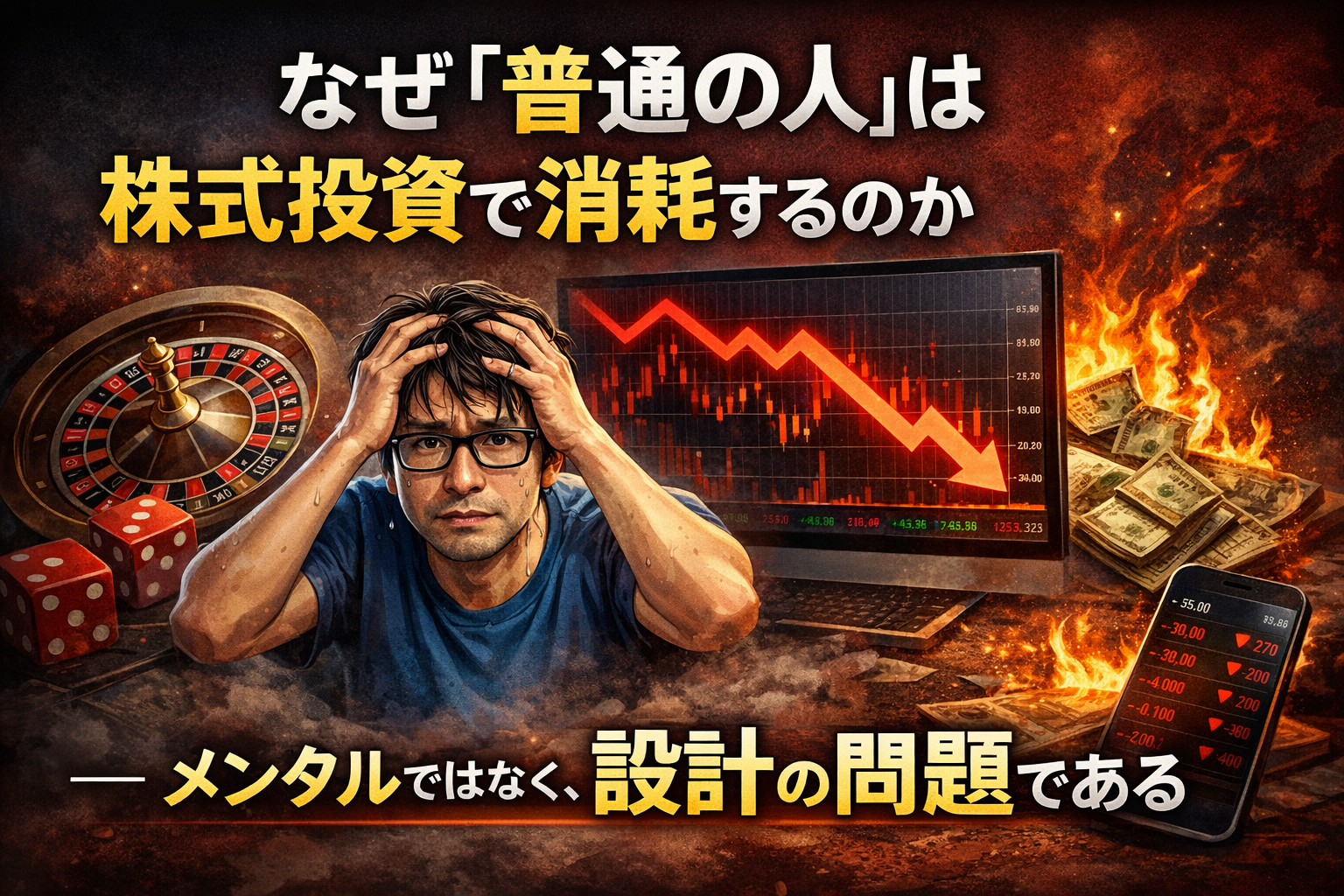 【ケーススタディ】なぜ「普通の人」は株式投資で消耗してしまうのか――瀬戸弘司の投資が苦しくなった本当の理由