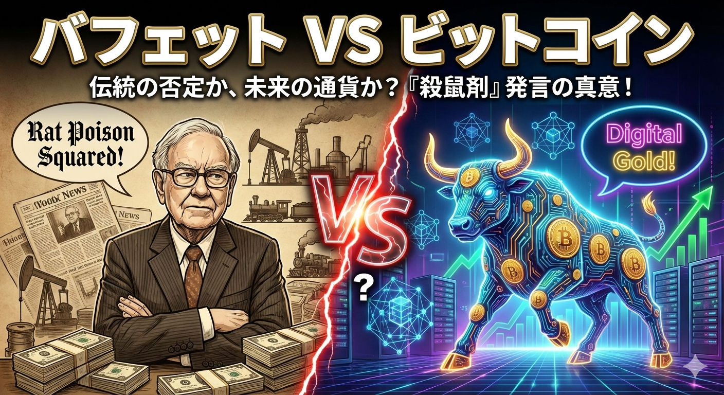 バフェットがビットコイン（暗号通貨）に投資しない理由