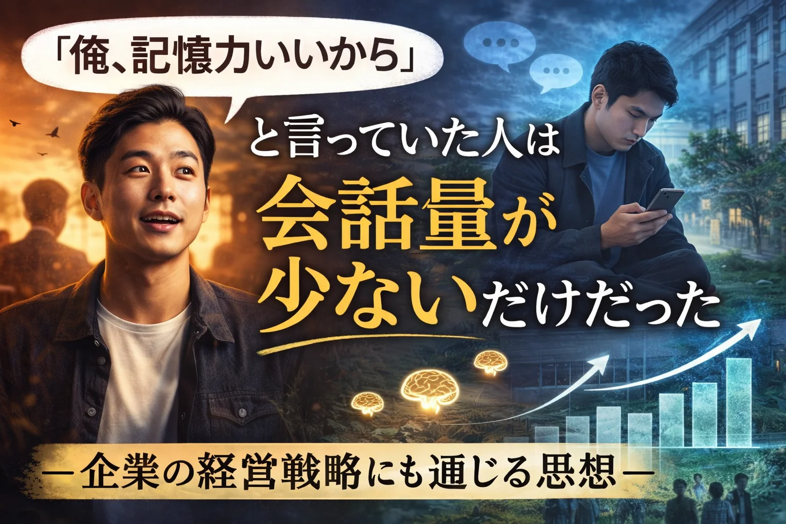 「俺、記憶力いいから」と言っていた人は○○が少ないだけだった
