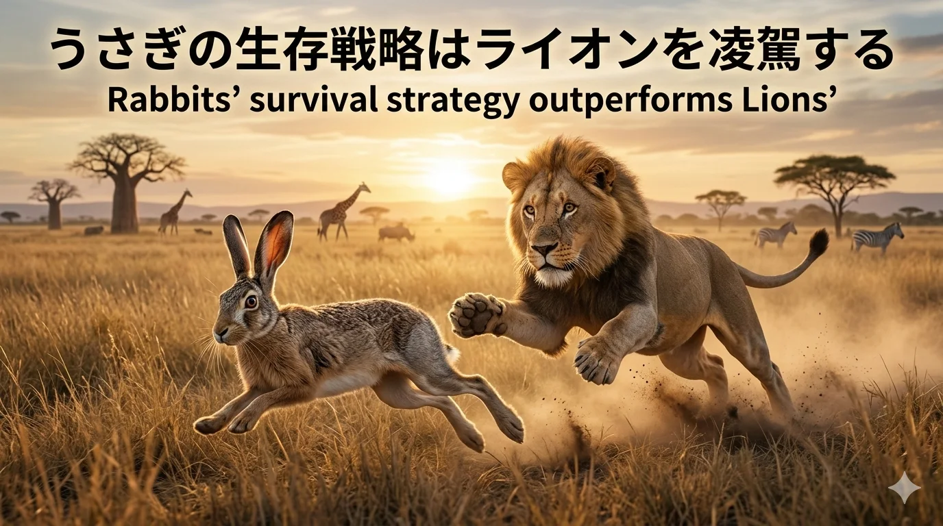 うさぎの生存戦略はライオンを凌駕する